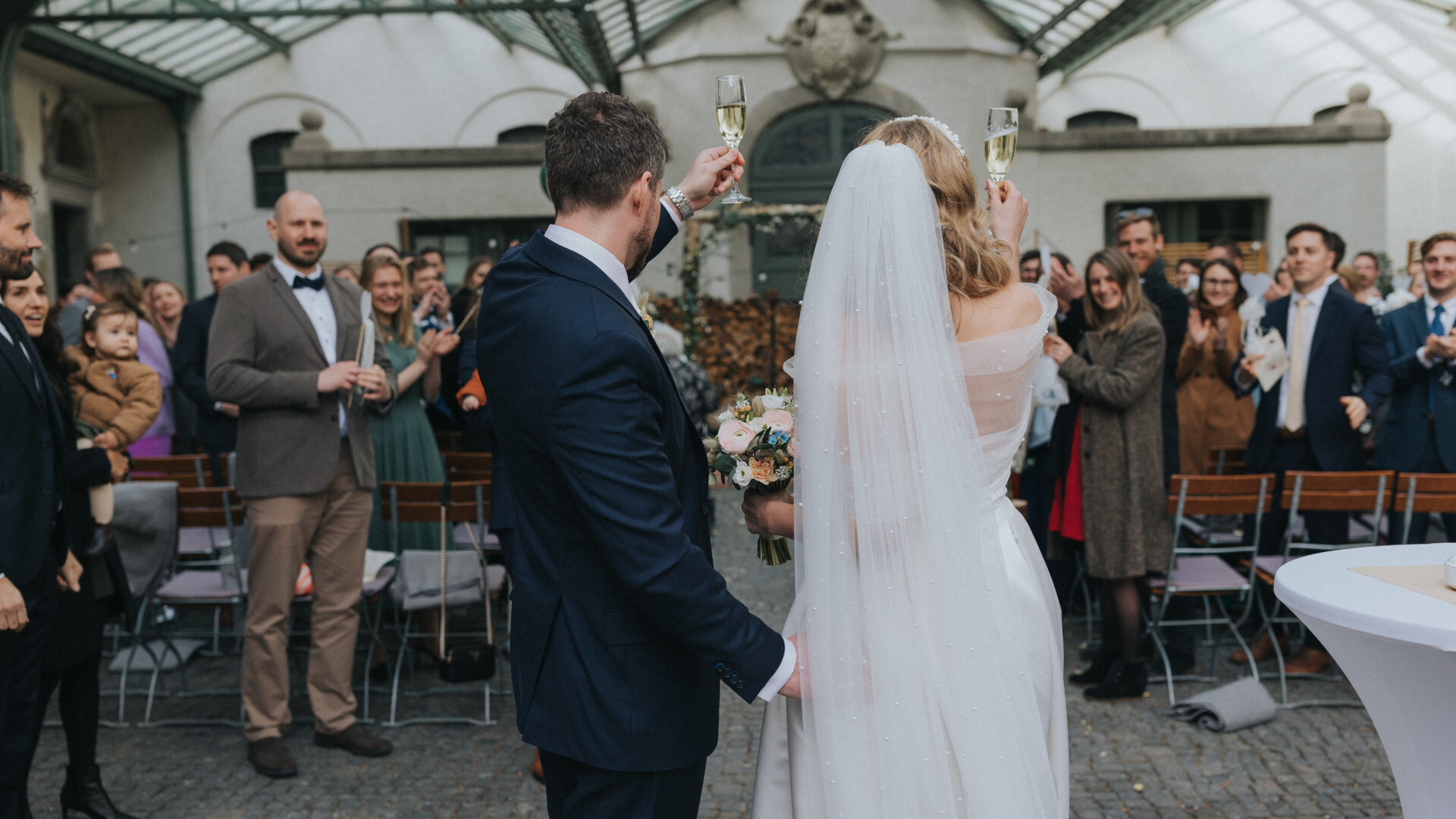 Eine Hochzeit im Brauhaus am Schloss in der Orangerie